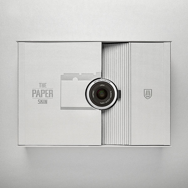 Packaging speciale della fotocamera Leica realizzato da Fedrigoni. Dal blog di Marianna Milione